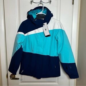 SPYDER GIRLS ZOEY FULL ZIP SKIING JACKET SIZE 18 NWT $159